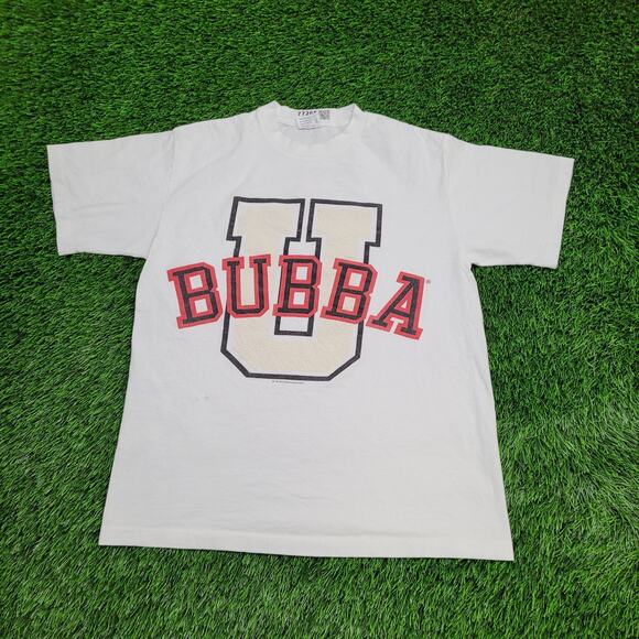 Vintage 1994 Bubba Shirt M/L 21x26 White - Picture 1 of 16